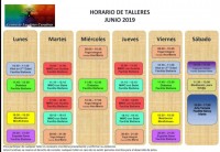 Horarios de Talleres mes junio